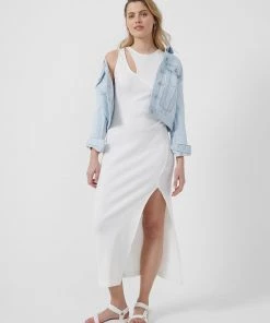 French Connection Rasha Organic Ribbed Jersey Dress