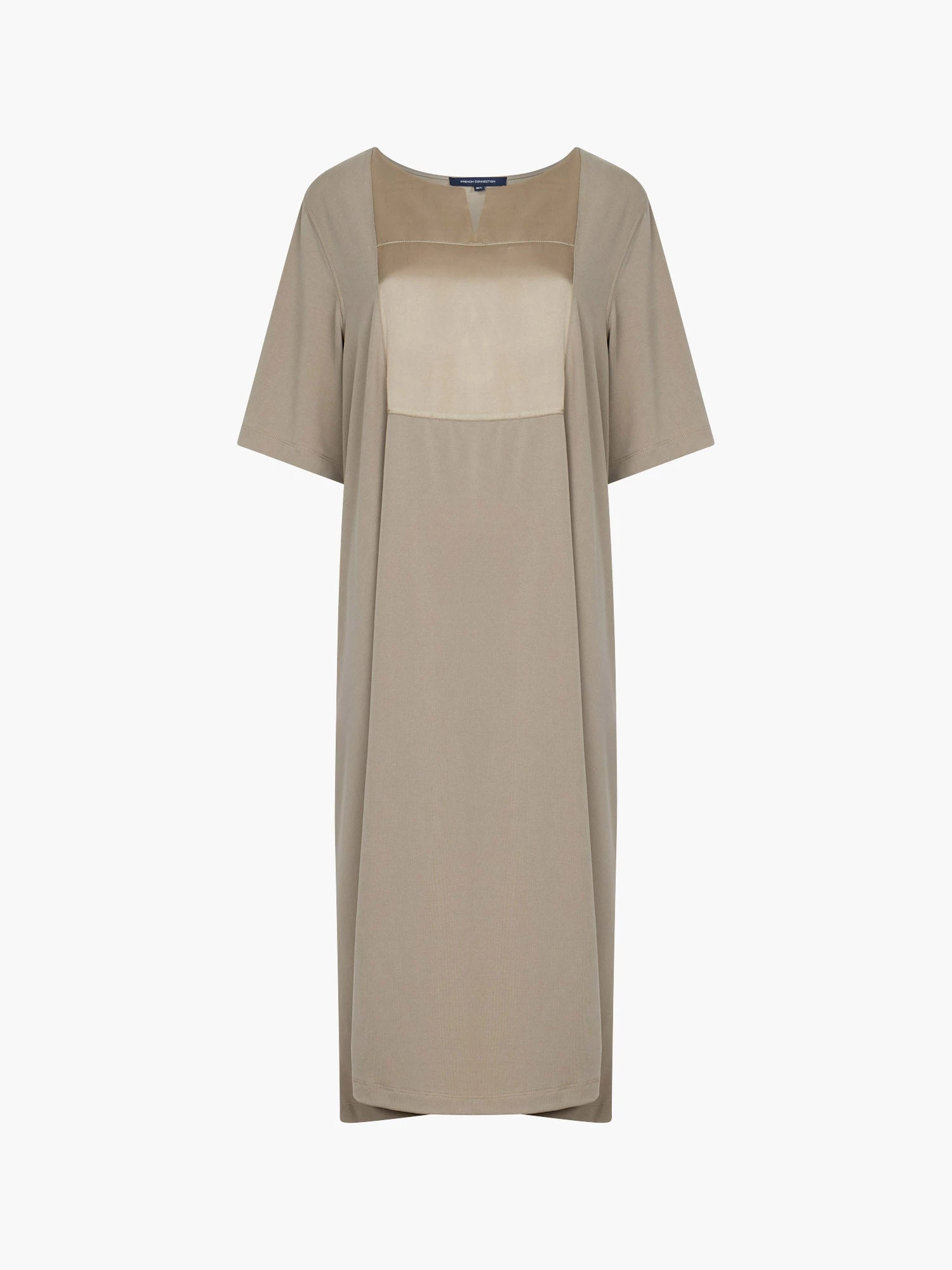 French Connection Dresses Renya Mixed Media Jersey Dress 8 French Connection Dresses Renya Mixed Media Jersey Dress