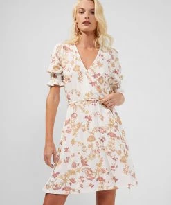 French Connection New In Pernille Diana Meadow Jersey Dress