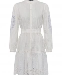 French Connection New In Arpina Lace-Mix Mini Dress 13 French Connection New In Arpina Lace-Mix Mini Dress