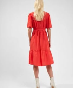 French Connection Dresses Courtney Crepe Tiered Dress