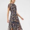French Connection Diana Recycled Crinkle Flowing Dress