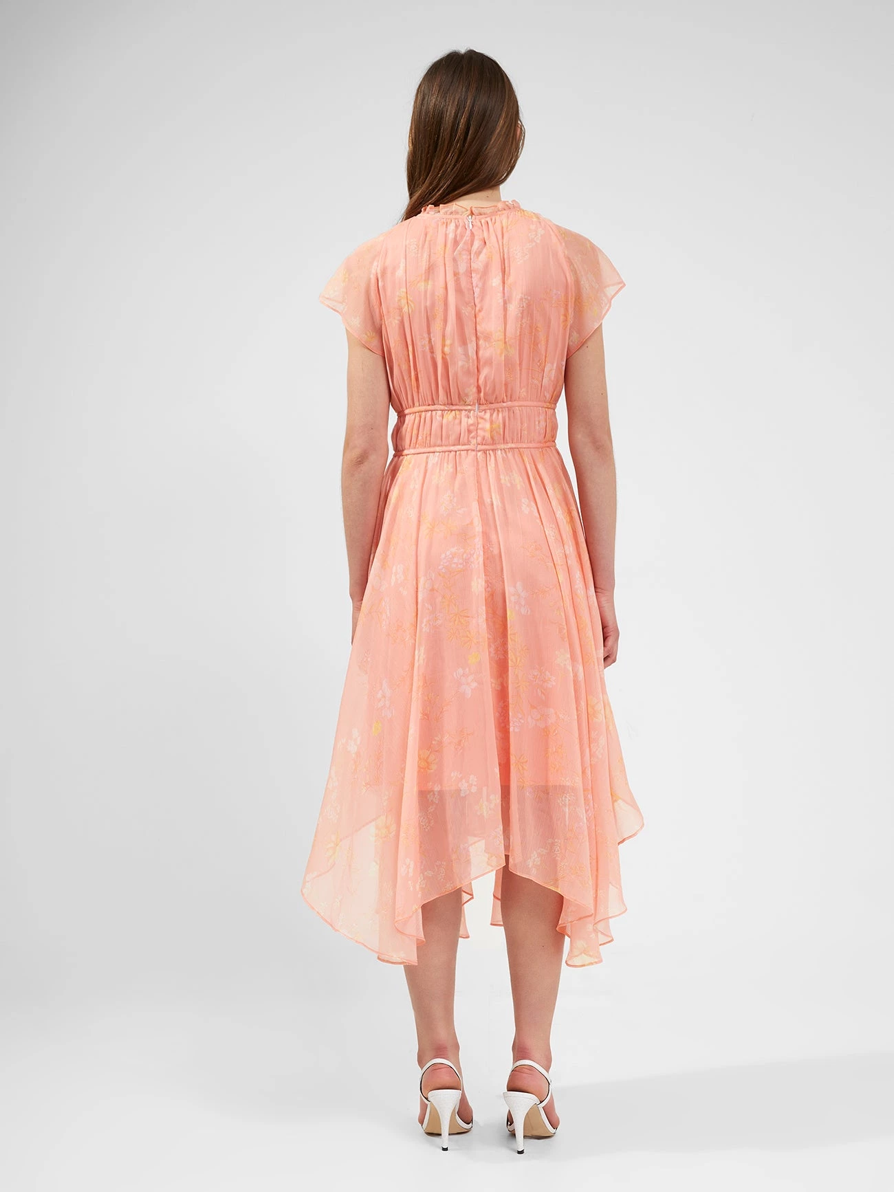 French Connection Diana Recycled Crinkle Flowing Dress Sale 6 French Connection Diana Recycled Crinkle Flowing Dress Sale