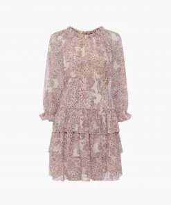 French Connection Demetra Tiered Gathered Skirt Dress New In