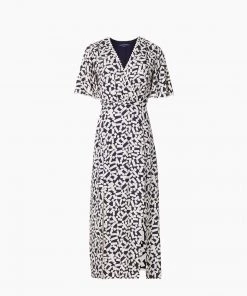 French Connection Helena Rick-Rack Trim Dress