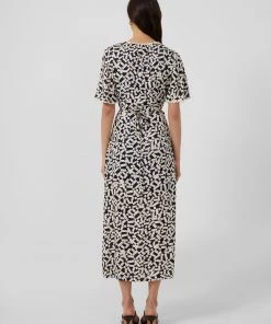 French Connection Helena Rick-Rack Trim Dress