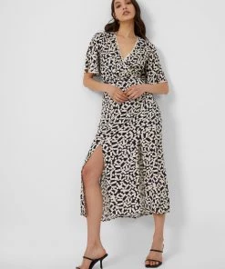 French Connection Helena Rick-Rack Trim Dress