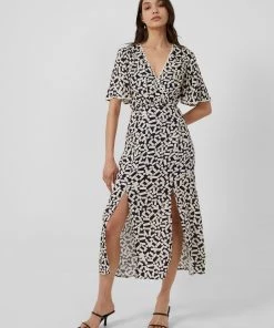 French Connection Helena Rick-Rack Trim Dress