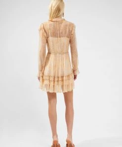French Connection Callie Crinkle Ruffle Mini Dress