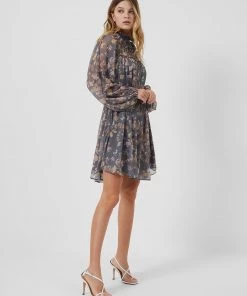 French Connection Diana Recycled Crinkle Dress Sale