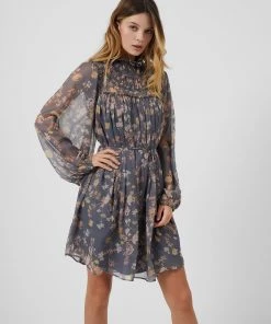 French Connection Diana Recycled Crinkle Dress Sale