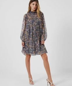 French Connection Diana Recycled Crinkle Dress Sale