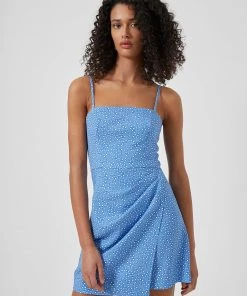 French Connection Elao Whisper Ruffle Mini Dress