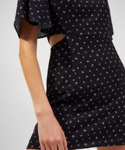 French Connection Augustine Verona Crepe Mini Dress Sale