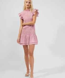 French Connection Elao Crepe Smock Mini Dress