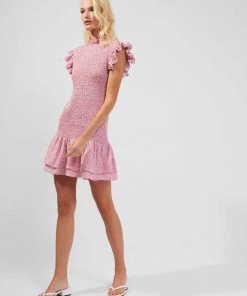 French Connection Elao Crepe Smock Mini Dress