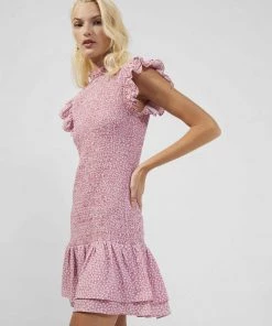 French Connection Elao Crepe Smock Mini Dress