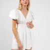 French Connection Rhodes Poplin V-Neck Mini Dress