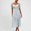 French Connection Diana Drape Midi Dress