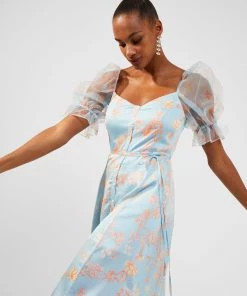 French Connection Diana Drape Midi Dress