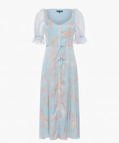 French Connection Diana Drape Midi Dress