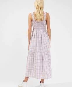 French Connection Dresses Yaki Organic Check Sun Dress