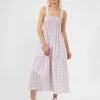 French Connection Dresses Yaki Organic Check Sun Dress