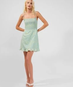 French Connection New In Stacie Daisy Strappy Mini Dress