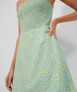 French Connection New In Stacie Daisy Strappy Mini Dress