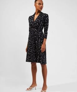 French Connection Isla Meadow Jersey V-Neck Dress
