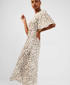 French Connection Dresses Eva Verona Crepe Midi Dress