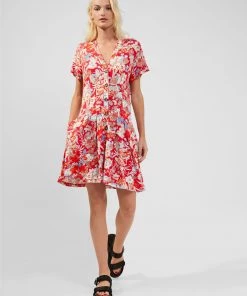 French Connection Dresses Blossom Meadow Jersey Mini Dress