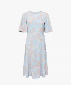French Connection New In Diana Verona Crepe Midi Dress