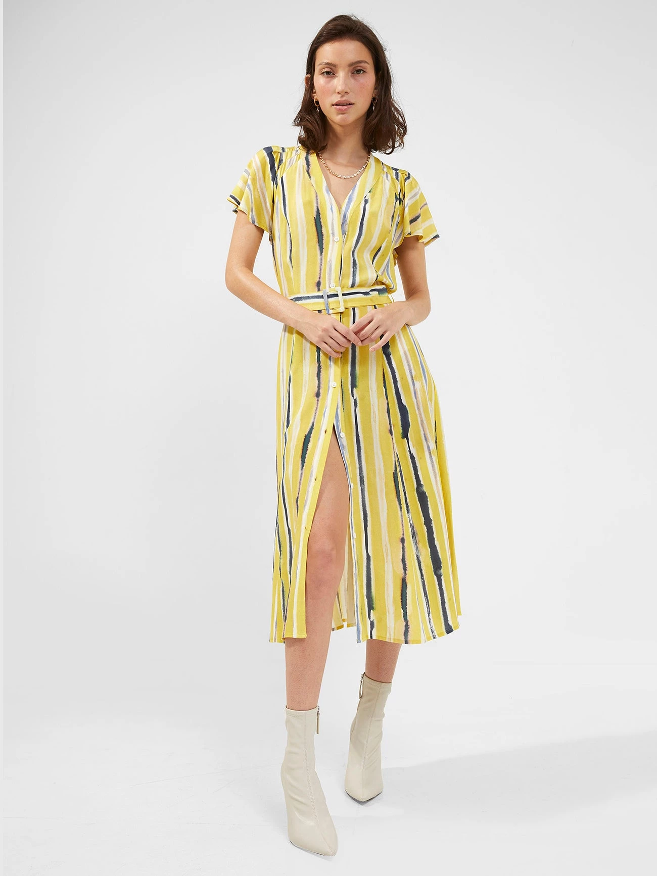 French Connection Gaia Delphine V-Neck Dress 4 French Connection Gaia Delphine V-Neck Dress