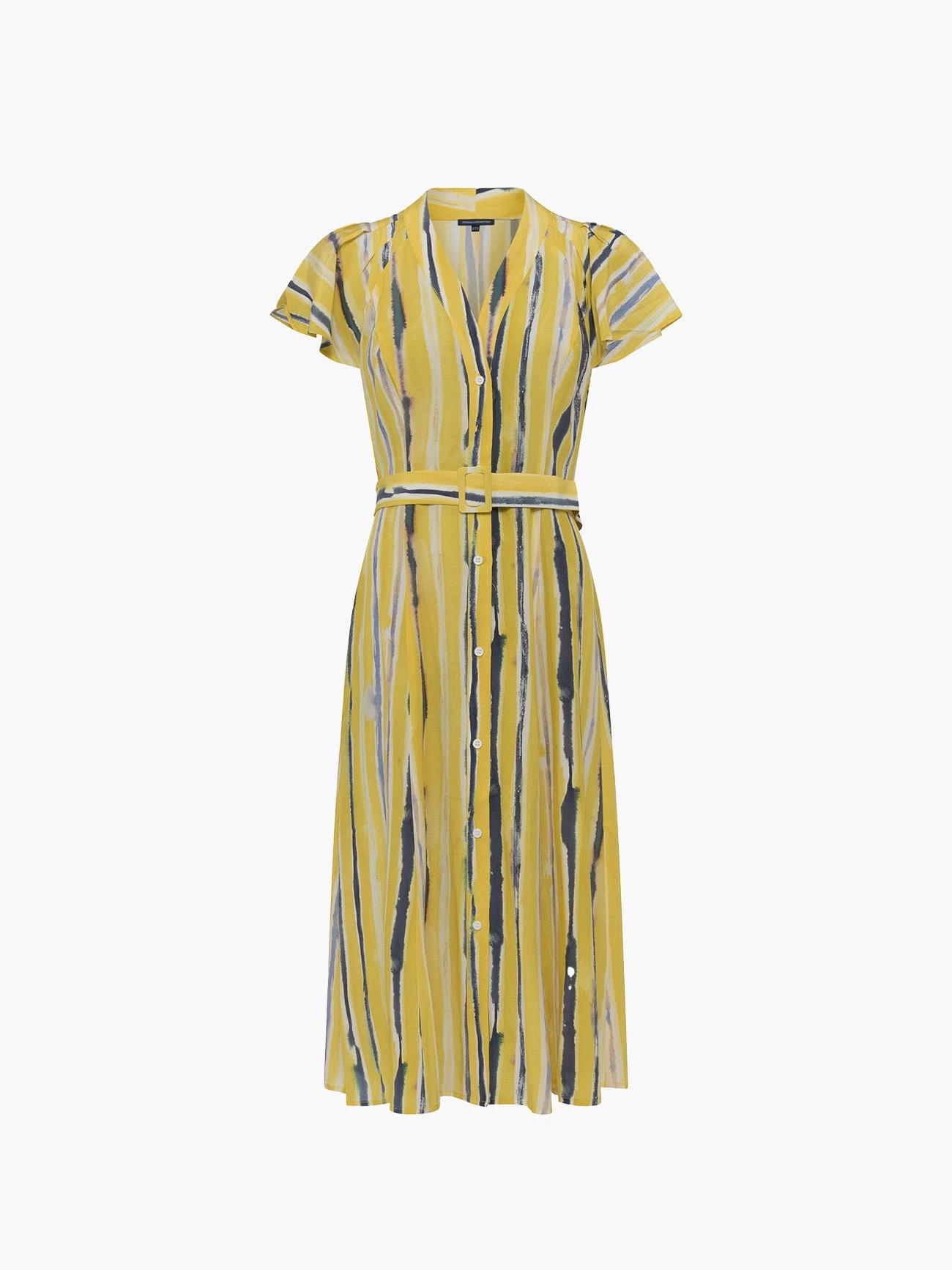 French Connection Gaia Delphine V-Neck Dress 8 French Connection Gaia Delphine V-Neck Dress