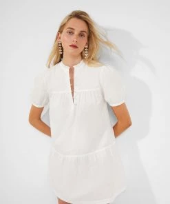 French Connection Organic Poplin Mini Dress