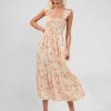 French Connection Diana Verona Drape Frill Dress New In