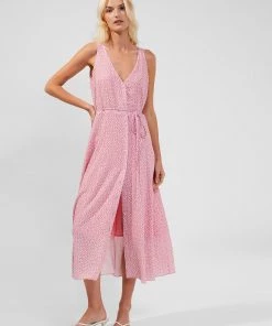 French Connection Elao Verona Button-Down Midi Dress