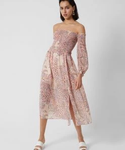 French Connection Demetra Recycled Hallie Crinkle Dress