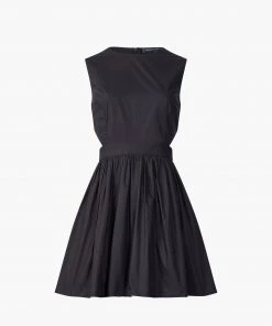 French Connection New In Adelade Organic Poplin Cut-Out Dress