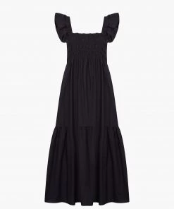 French Connection Isla Organic Tiered Skirt Midi Dress