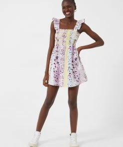French Connection New In Isla Organic Ekeze Pop Mini Dress