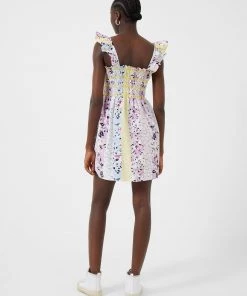 French Connection New In Isla Organic Ekeze Pop Mini Dress