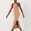 French Connection Rasha Ribbed Bodycon Midi Dress