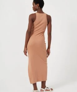 French Connection Rasha Ribbed Bodycon Midi Dress