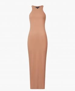 French Connection Rasha Ribbed Bodycon Midi Dress