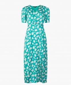 French Connection Aimee Inu Front Split Midi Dress