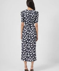French Connection Aimee Enid Front Split Midi Dress New In 10 French Connection Aimee Enid Front Split Midi Dress New In