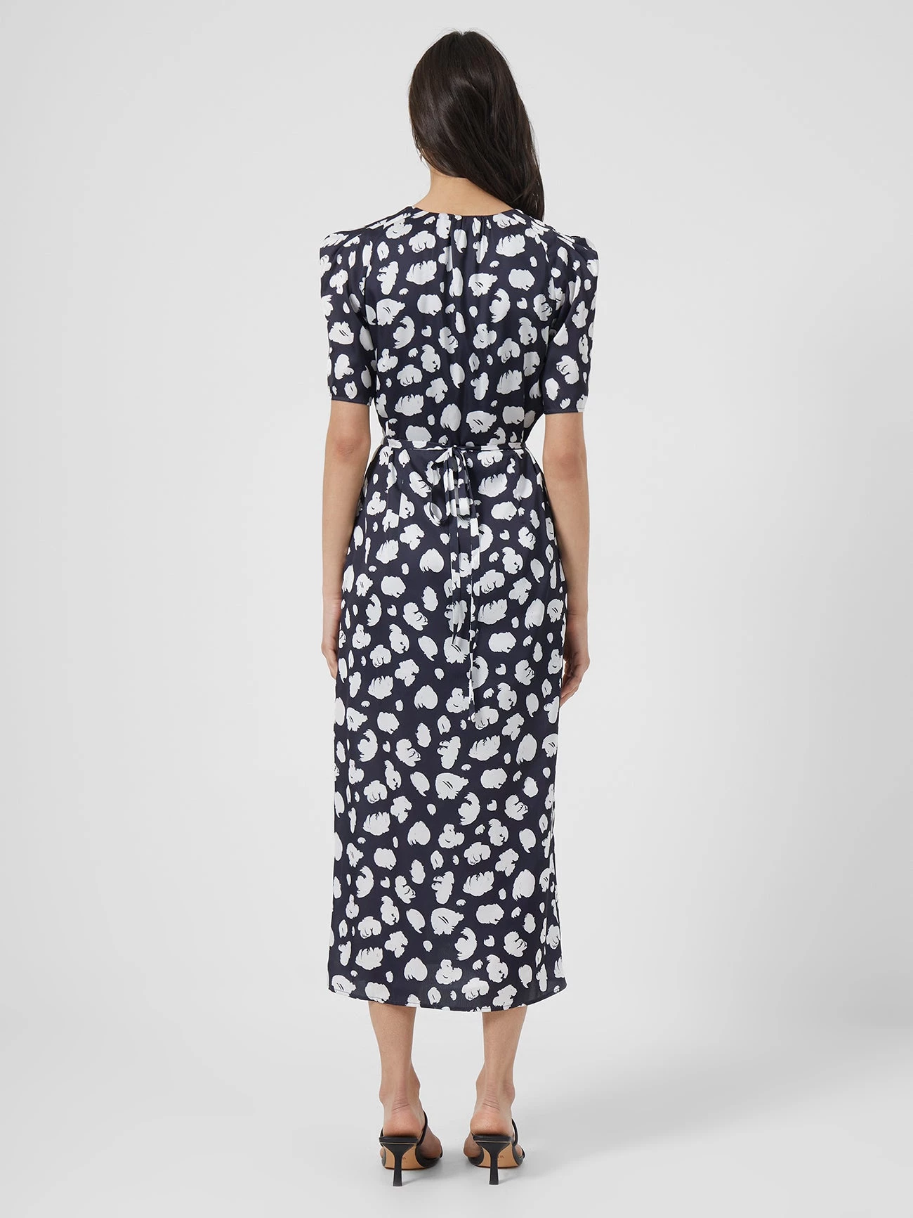 French Connection Aimee Enid Front Split Midi Dress New In 6 French Connection Aimee Enid Front Split Midi Dress New In