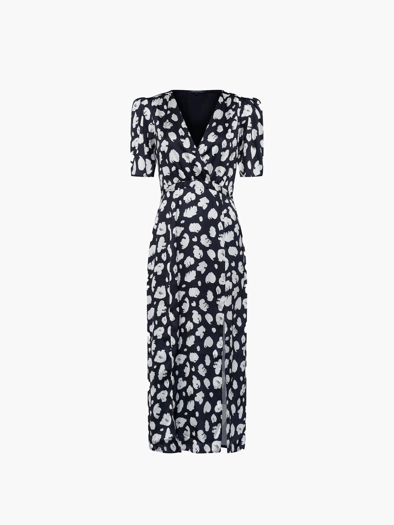 French Connection Aimee Enid Front Split Midi Dress New In 7 French Connection Aimee Enid Front Split Midi Dress New In